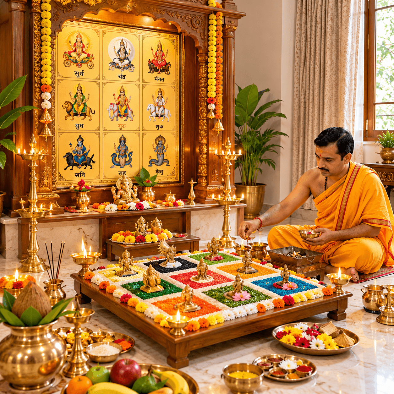 Navgraha Shanti Puja 2026: Meaning, Rituals, Preparation & Pandit Booking Guide